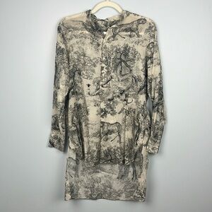 Cotton animal safari pattern high/low top size small